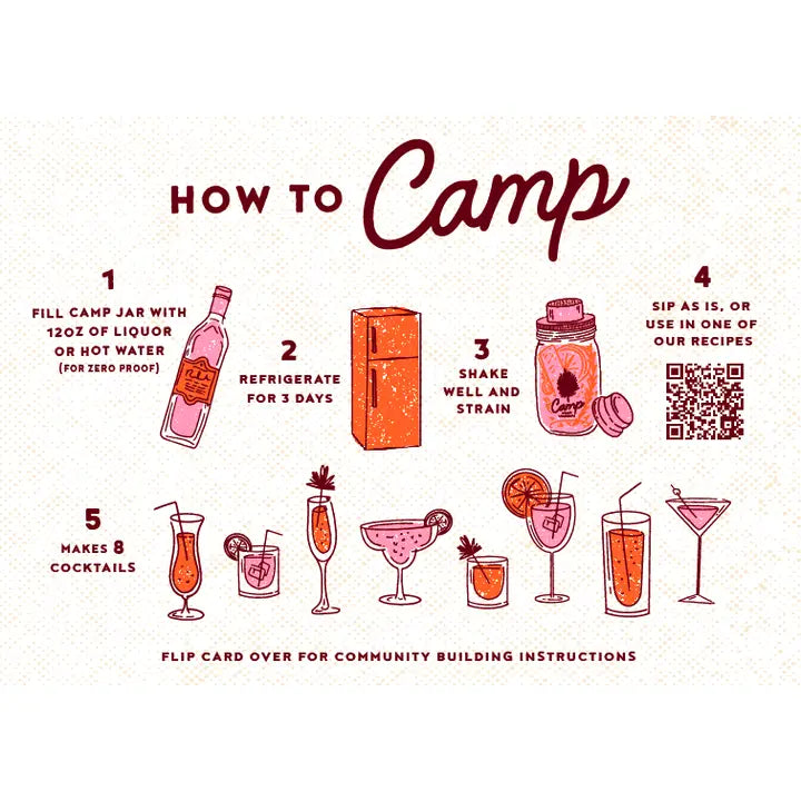 Hibiscus Ginger Lemon - Camp Craft Cocktails